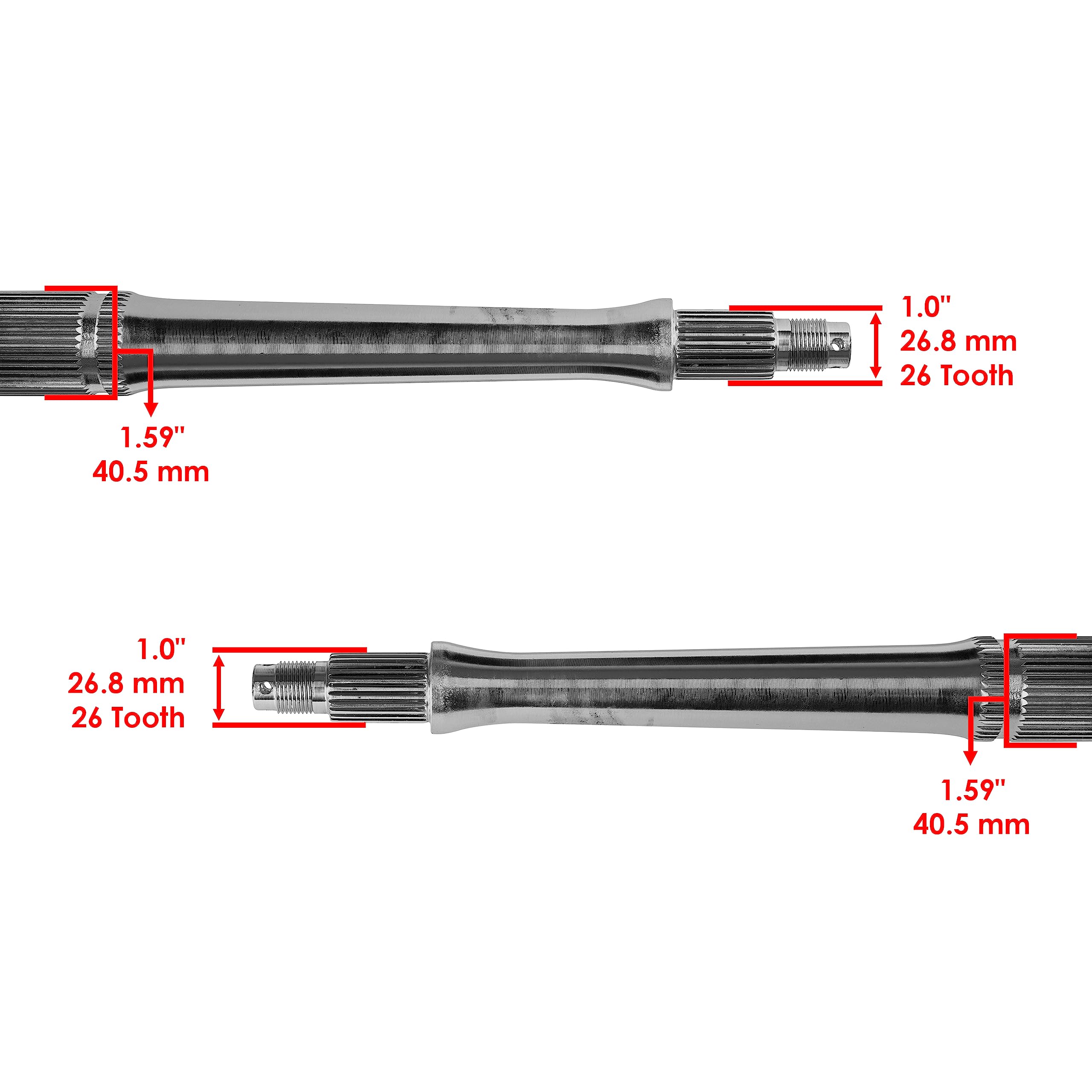 Amazon.com: Caltric Rear Wheel Axle Compatible with Suzuki